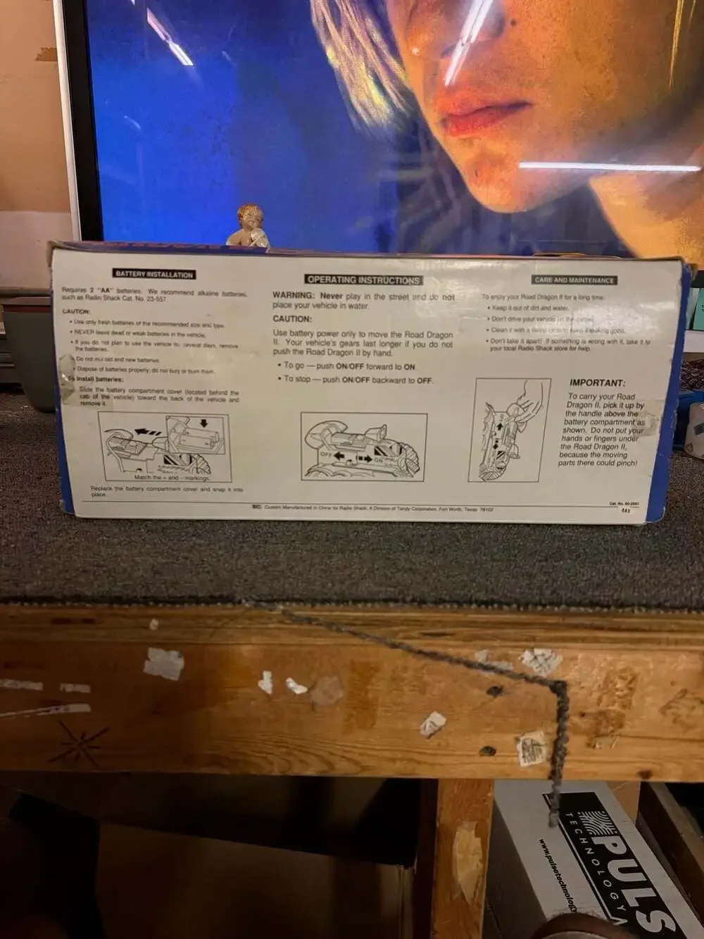 Very Rare Vintage Radio Shack Road Dragon 18 x 18 Truck New In Box